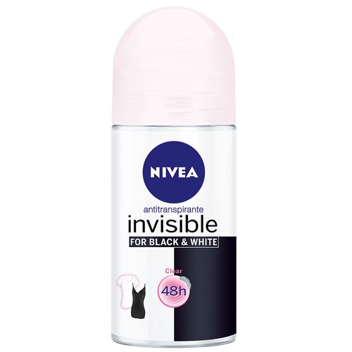 Desodorante NIVEA invisible Black & White roll on 50 ml
