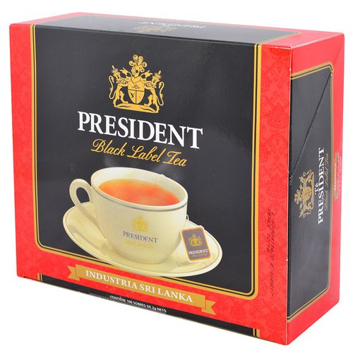 Té PRESIDENT 100 un.