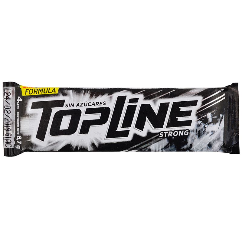 Chicle-sin-azucar-TOPLINE-Strong