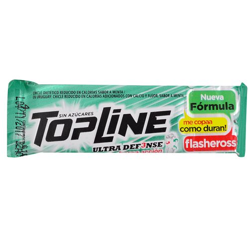 Chicle sin azúcar TOPLINE Defense