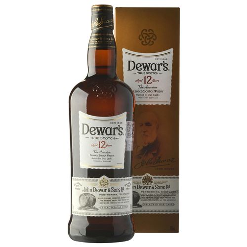 Whisky Escocés DEWAR'S 12 años 1L