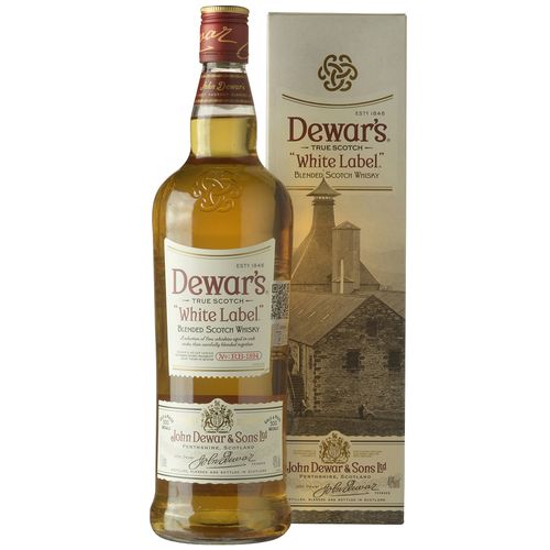 Whisky Escocés DEWAR'S White Label 1 L