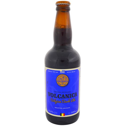 Cerveza VOLCANICA Belgian Dark Strong Ale 500 ml