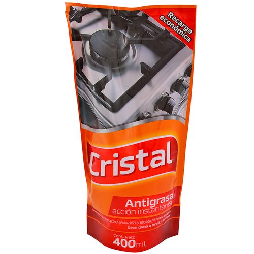 Limpiador antigrasa CRISTAL doy pack 400 ml