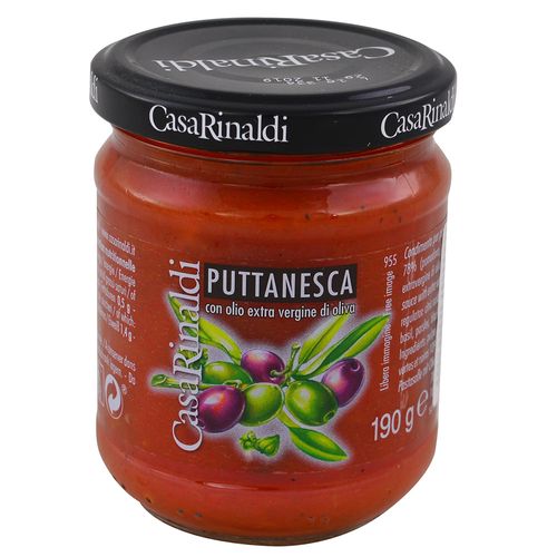 Salsa tomate a la putanesca CASA RINALDI 190 g