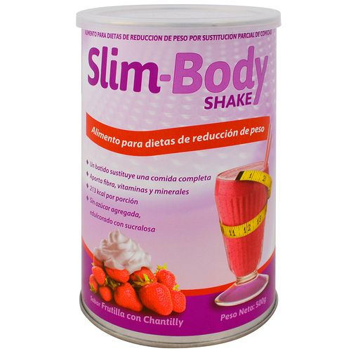 Slim Body Shake SYLAB Frutilla con chantilly 500g