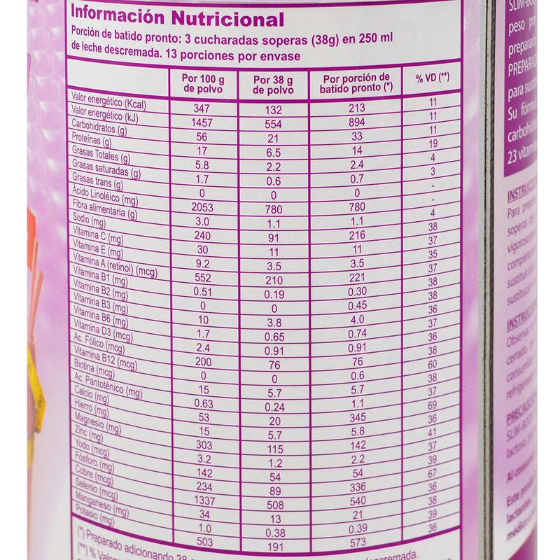 Slim-body-shake-SYLAB-Frutilla-c-chantilly-500g