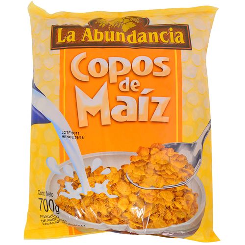 Copos de maíz LA ABUNDANCIA naturales 700 g