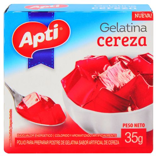 Gelatina Apti cereza 35 g