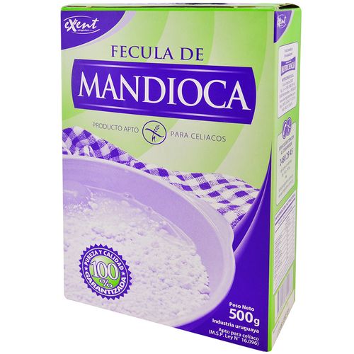 Fécula de mandioca EXENT 500 g