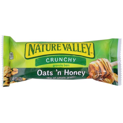 Barra de granola NATURE VALLEY avena y miel 42 g