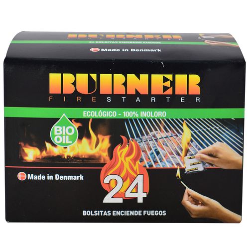 Bolsitas enciende fuego Burner 24 un.