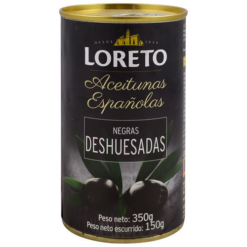 Aceitunas negras LORETO sin carozo 150 g