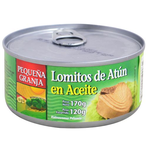 Atún lomito en aceite PEQUEÑA GRANJA 170 g