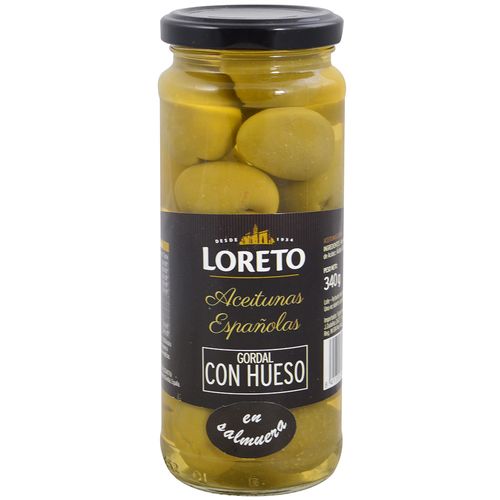 Aceitunas gordal LORETO con carozo 198 g