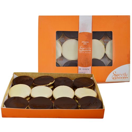 Alfajores sable SWEETLY 12 un. 540 g