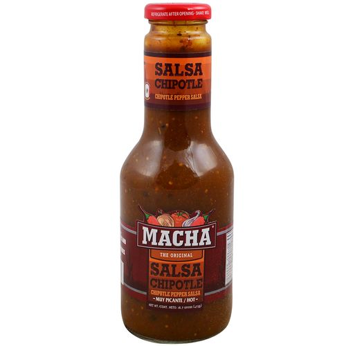 Salsa chipotle hot MACHA 474 g