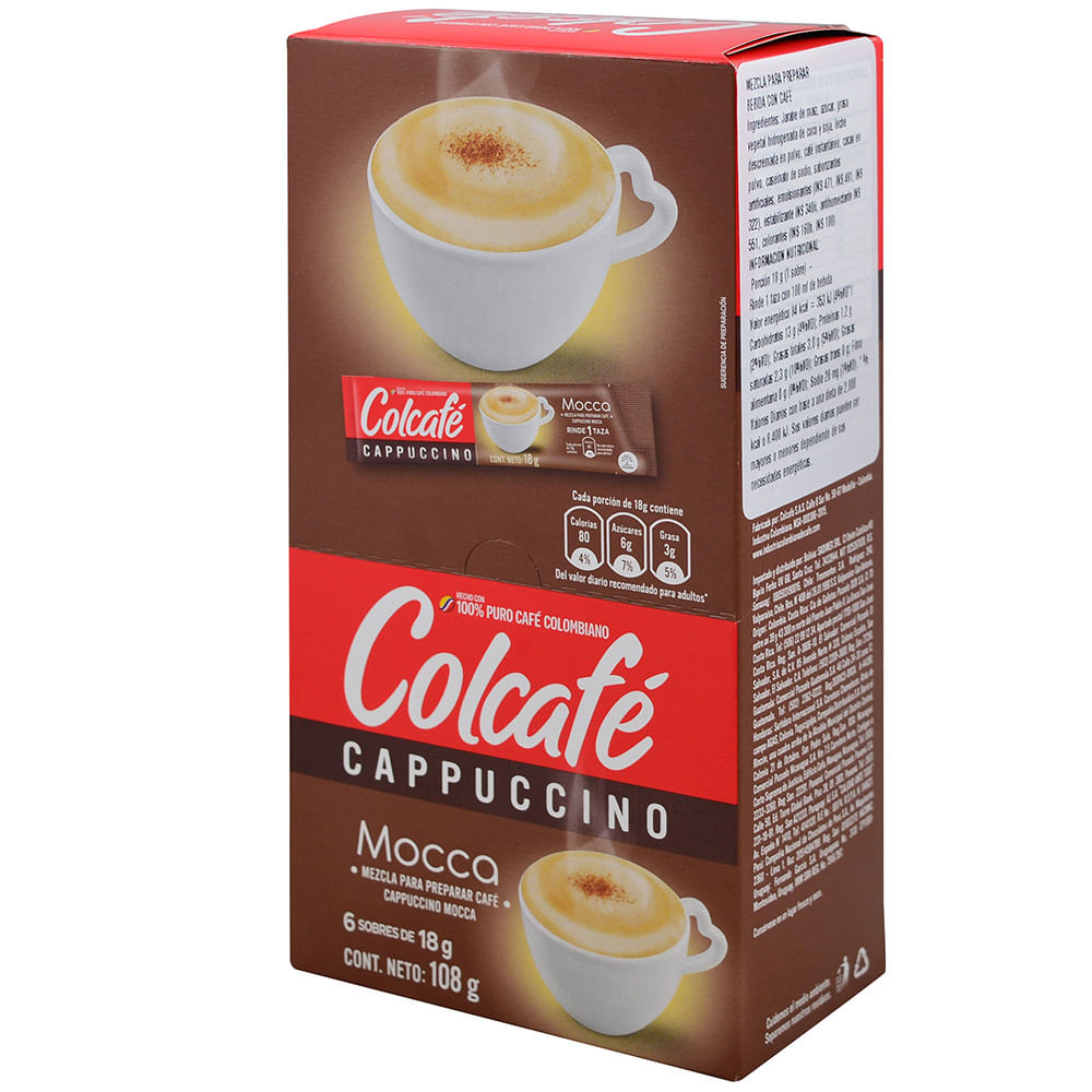 Cappuccino mocca COLCAFÉ 108 g - Géant