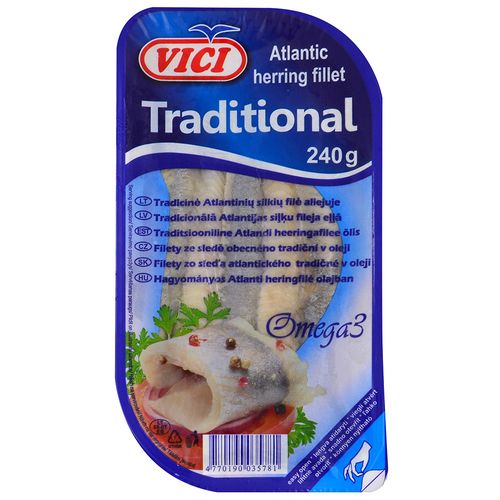 Arenques tradicionales congelados 240 g