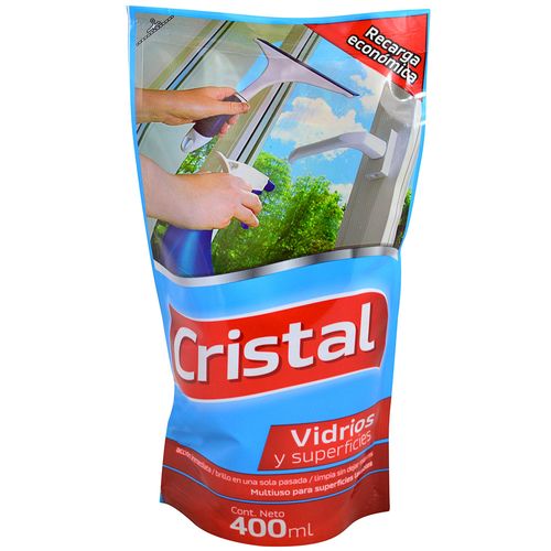 Limpiador vidrios y superficies CRISTAL doy pack 400 ml