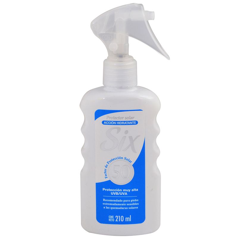 Protector-solar-Six-splash-fps-50-210-ml