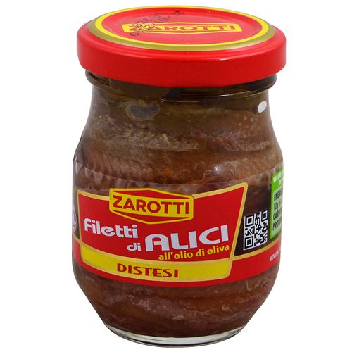 Filet de anchoas ZAROTTI en aceite de oliva 90 g