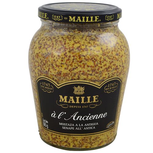 Mostaza estilo antigua MAILLE 800 cc