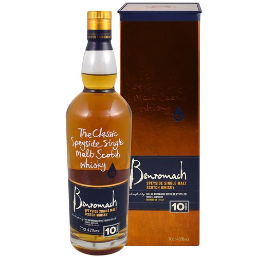 Whisky BENROMACH 10 years single malt scotch 700 cc