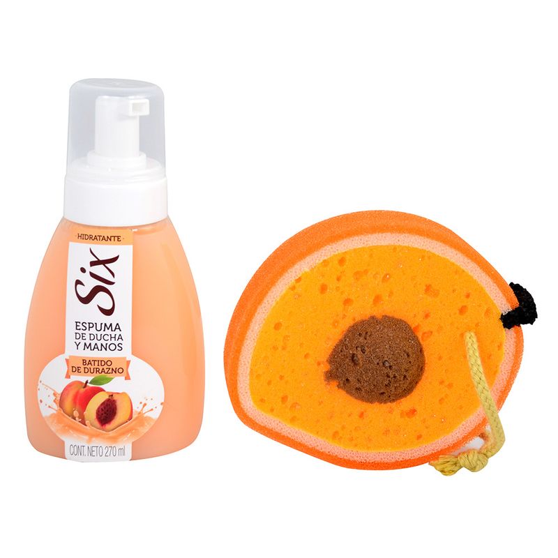 Pack-Six-b.de-durazno-espuma-270ml---esponja