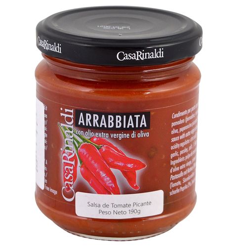 Salsa tomate picante rabiosa CASA RINALDI 190 g