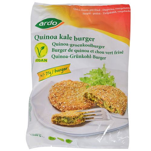 Hamburguesas de quinoa y kale ARDO 1,2 kg