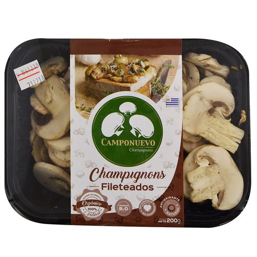 Champiñón Blanco Fileteado CAMPONUEVO 200 g