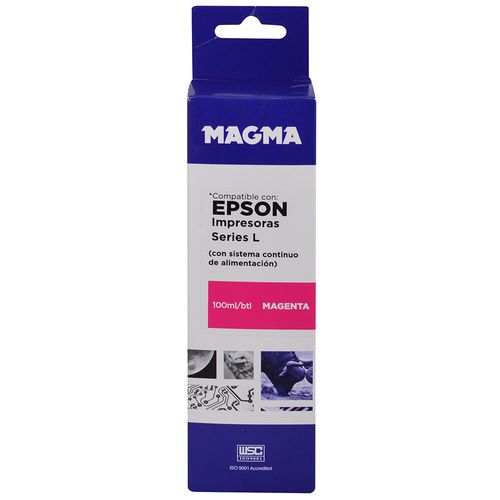 Botella magma para Epson 100ml epciss-magenta