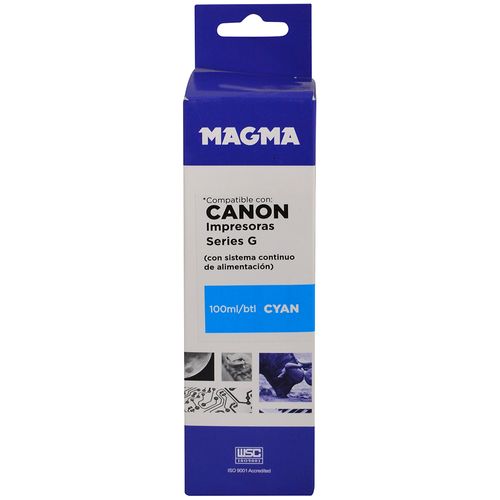 Botella magma para Canon 100ml canciss-cyan