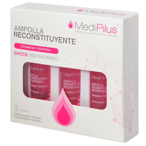 Ampolla MEDIPILUS ceramidas 12 ml 3 un.