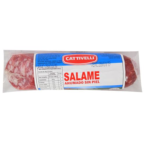 Salame ahumado CATTIVELLI vacío x 230 g