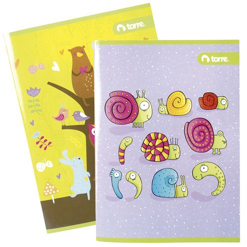 Cuaderno TORRE liso 48h
