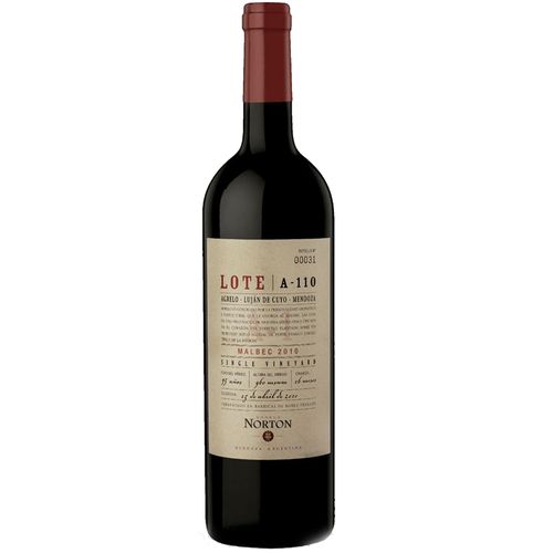 Malbec NORTON Lote Agrelo Tinto 750 cc