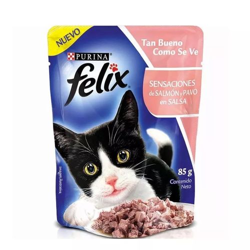Alimento para gatos FELIX salmón 85 g