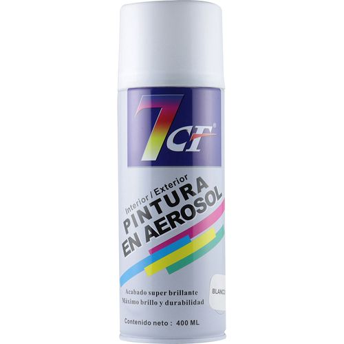 Esmalte 7CF aerosol blanco mate 400 ml