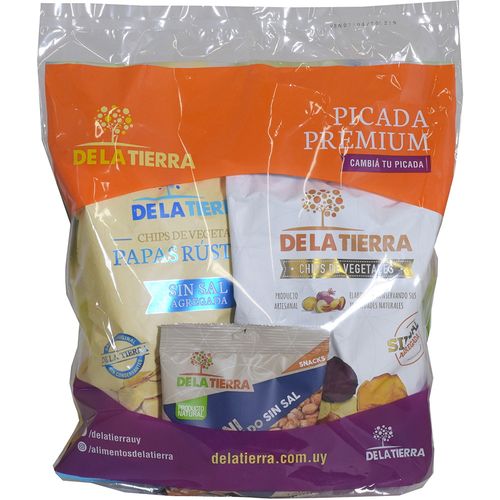 Picada premium DE LA TIERRA sin sal