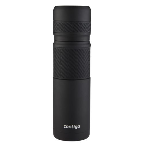 Termo CONTIGO acero inoxidable 739 ml negro mate