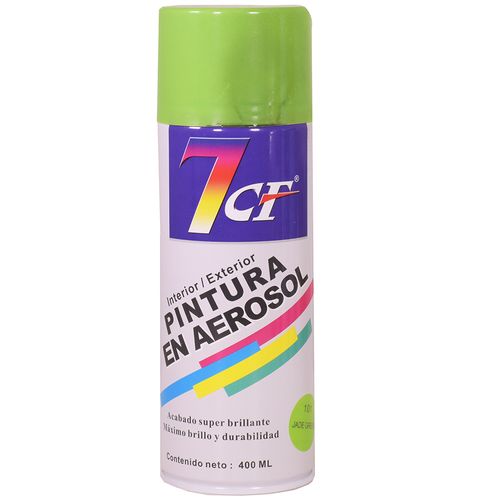 Aerosol 7CF verde manzana brillante 400ml