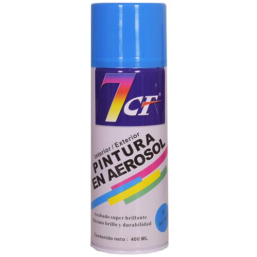 Aerosol 7CF celeste brillante 400ml