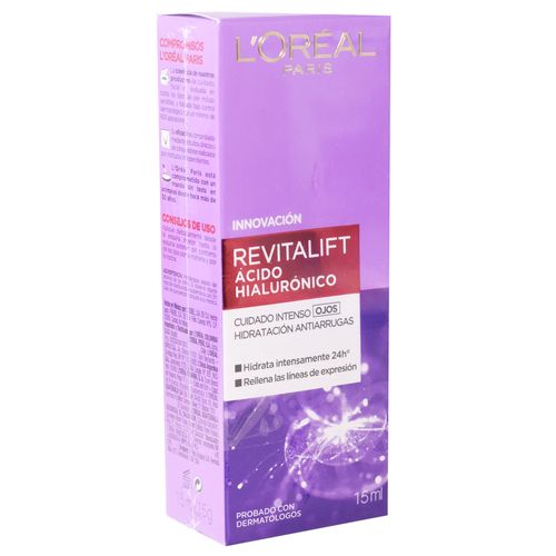 Crema L'OREAL Revitalift Hyaluronico Ojos 15 ml