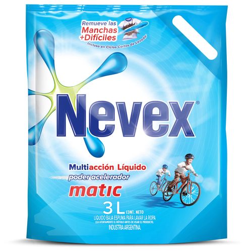 Pack Detergente NEVEX doy pack 3 L