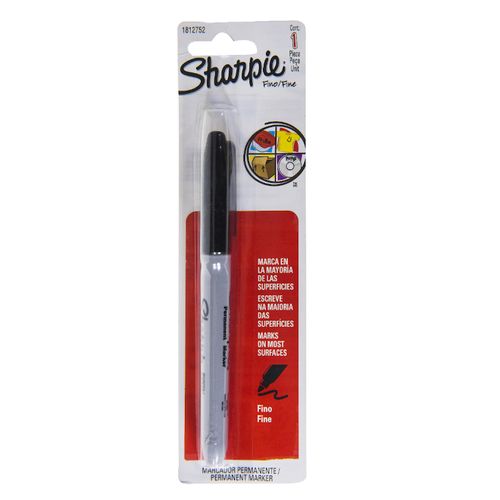 Marcador permanente SHARPIE fino negro 1 un.