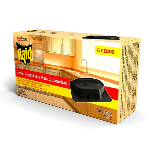 Cucarachicida RAID 6 Cebos 15 g