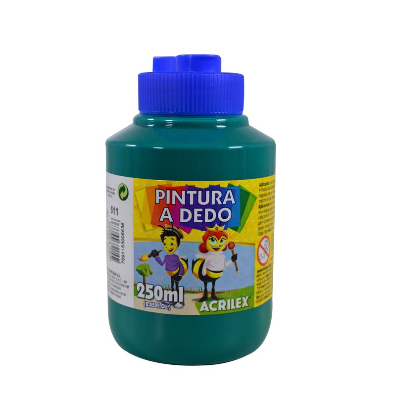 Dactilopintura-ACRILEX-pote-250ml-verde