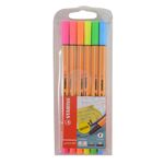 Marcador-STABILO-Point-88-6un-fluo